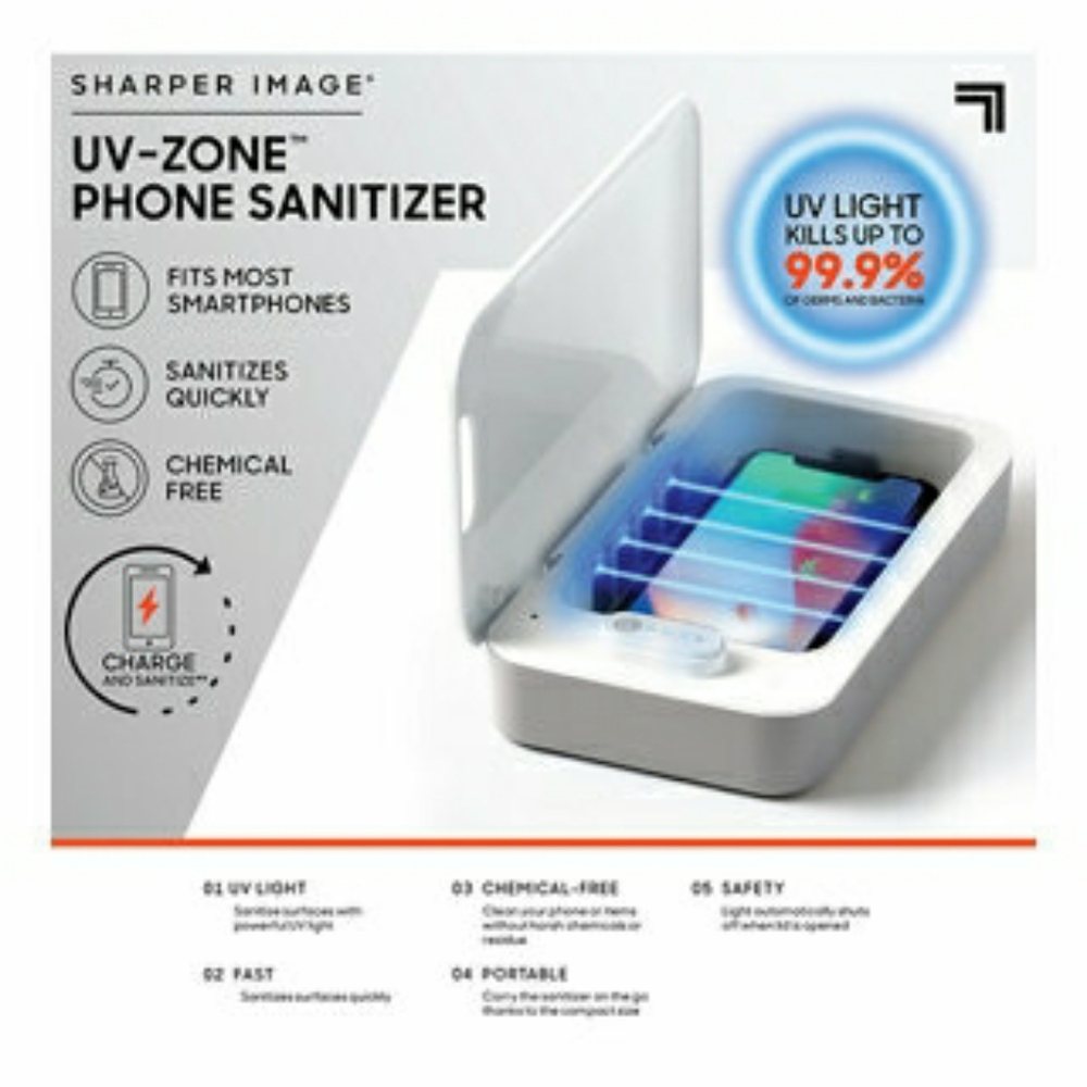Sharper Image

UV Zone Phone Sanitizer